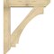 Ekena Millwork Imperial Slat Rough Sawn Bracket w/ Offset Brace, Douglas Fir, 8"W x 42"D x 48"H BKT0806X42X48IMP06RDF - alternate 4